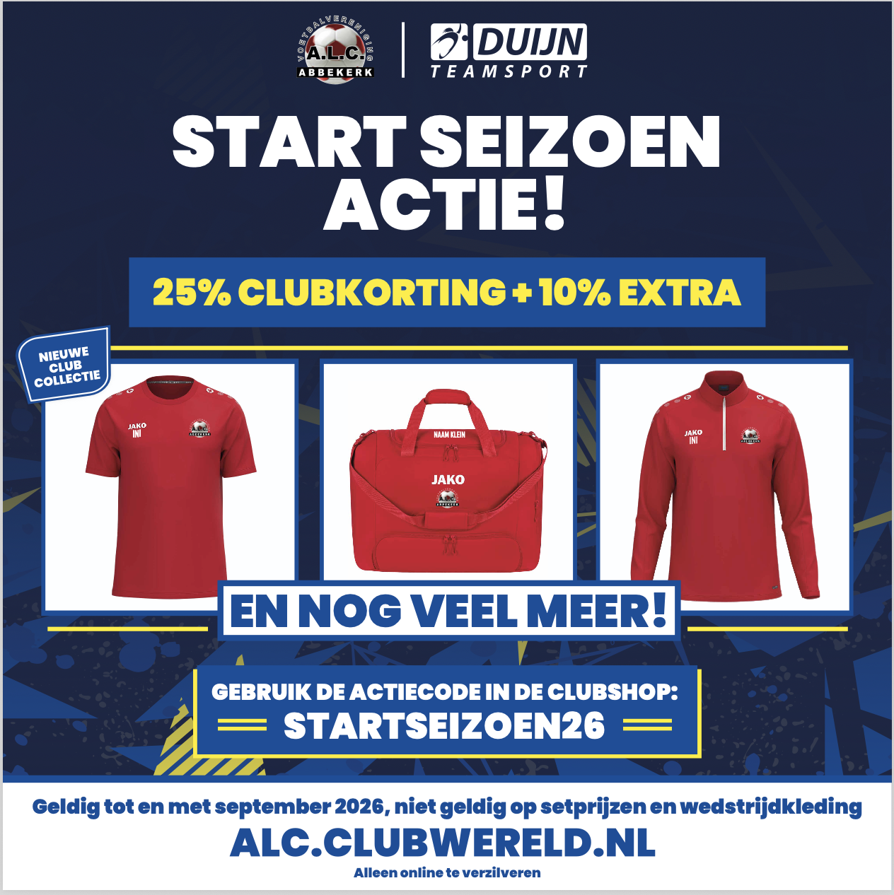 ALC kledingactie - korting bij Duijn!